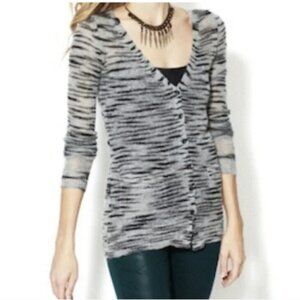EUC Free People Zebra Print Cardigan, Sz - Lg